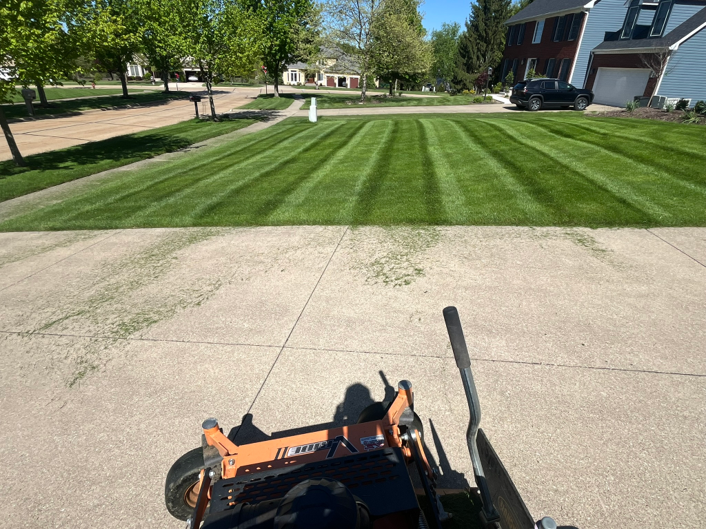 professional lawn mowing medina ohio