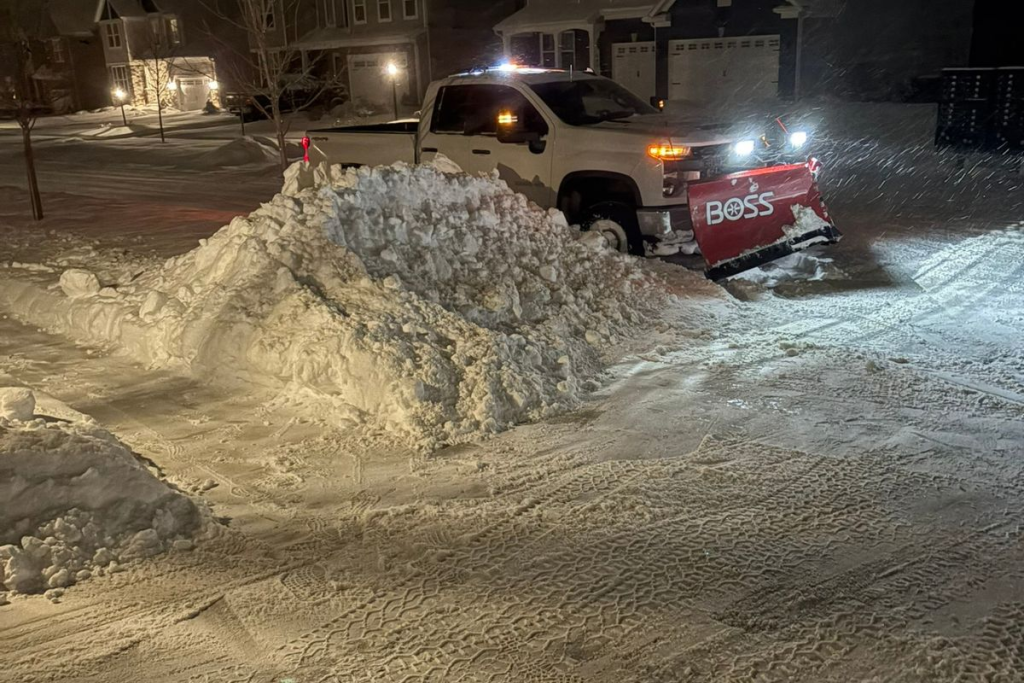 Commercial and Residential Snow Plowing Service – EZGreen Lawn Care Medina Ohio