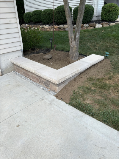 retaining wall installation medina ohio landscaping