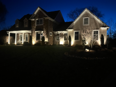 Landscape Lighting in Medina Ohio by EZGreen Lawn Care
